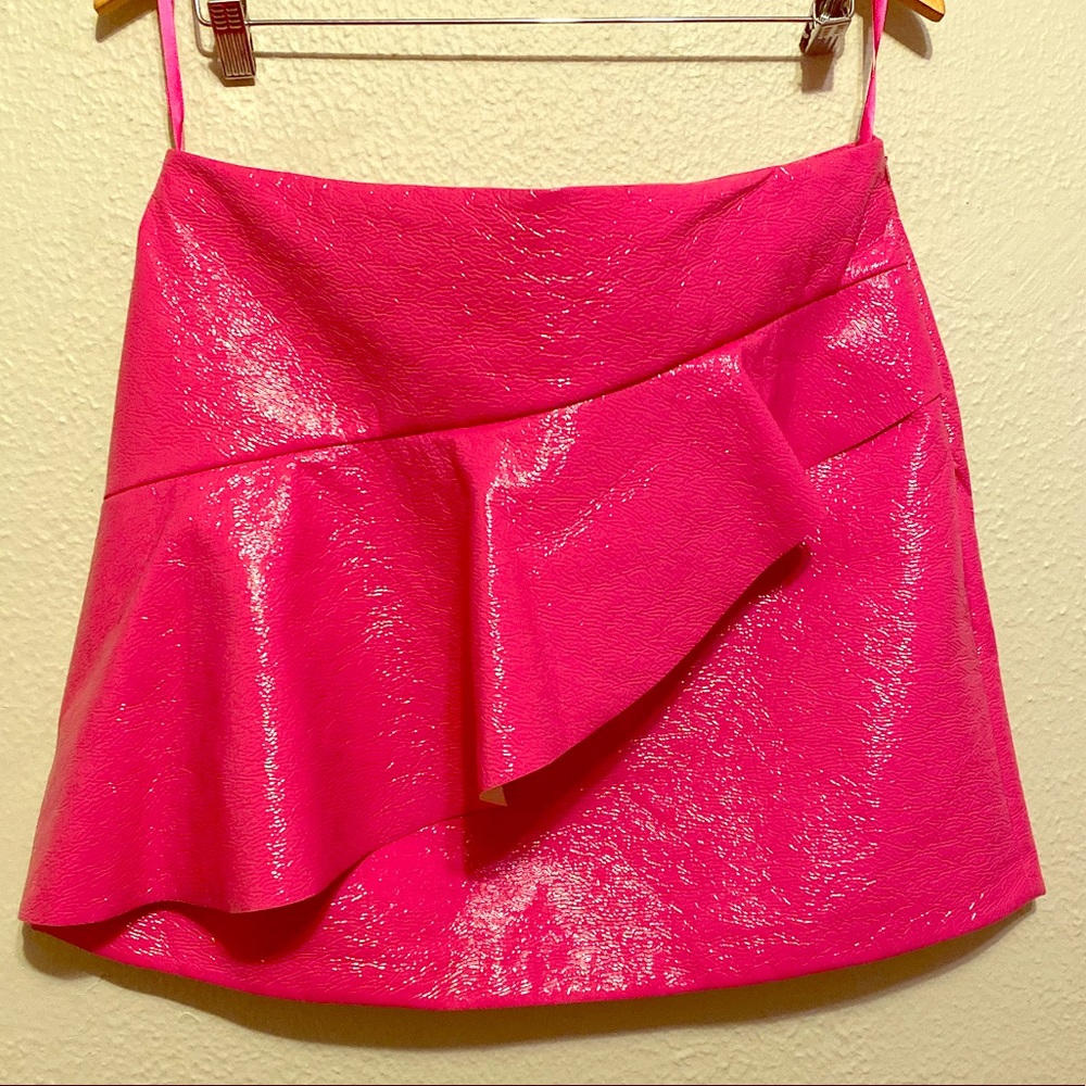 River Island faux leather skirt Size 16 NWT